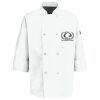 Eight Pearl Button Chef Coat with Thermometer Pocket Thumbnail
