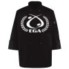Ten Pearl Button Black Chef Coat Thumbnail