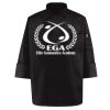 Black Knot Button Chef Coat Thumbnail