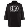 Black Knot Button Chef Coat Thumbnail